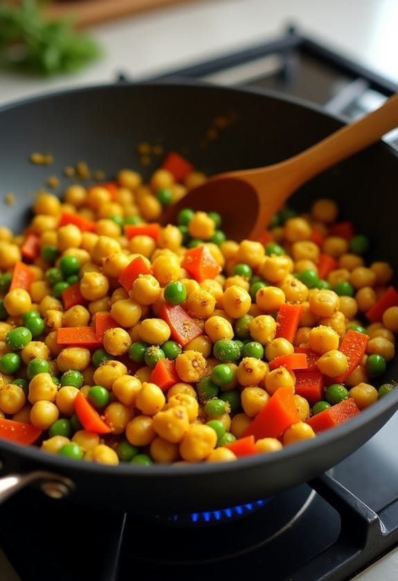 vegetable chickpea saut recipe