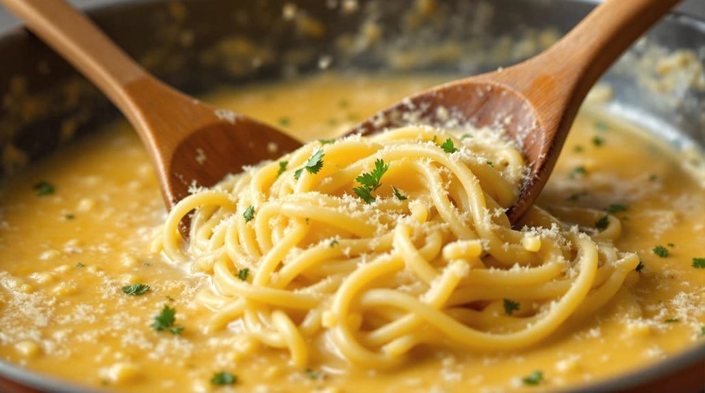 add creamy parmesan sauce