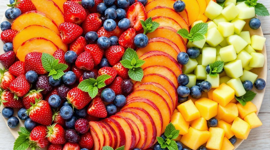 arrange fruits creatively displayed