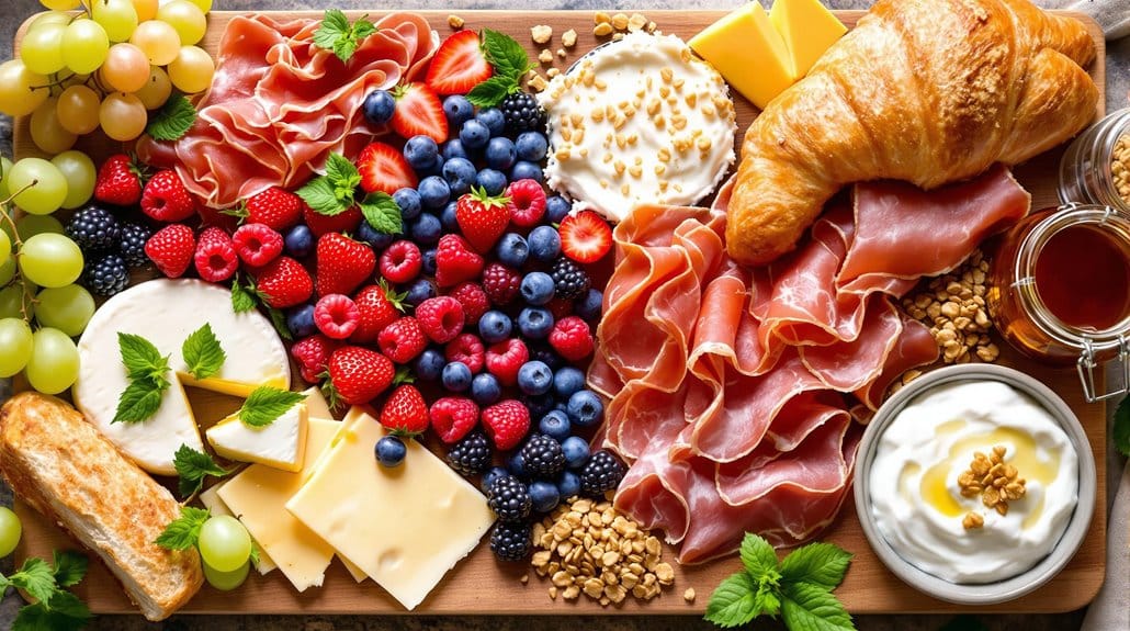 arrange ingredients beautifully displayed