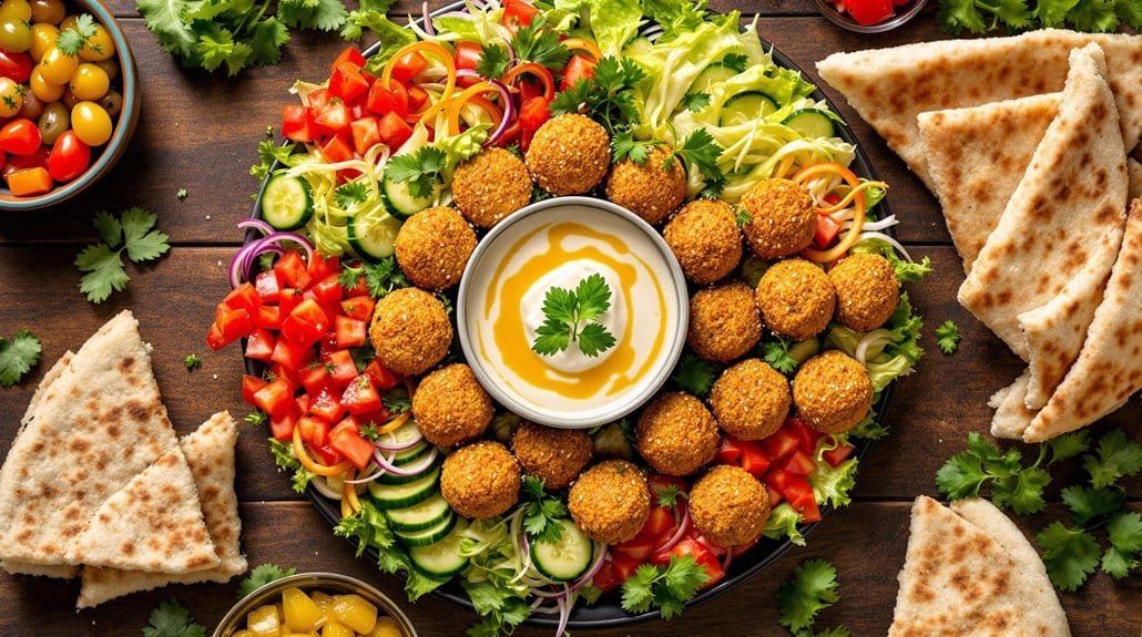 assemble the food platter