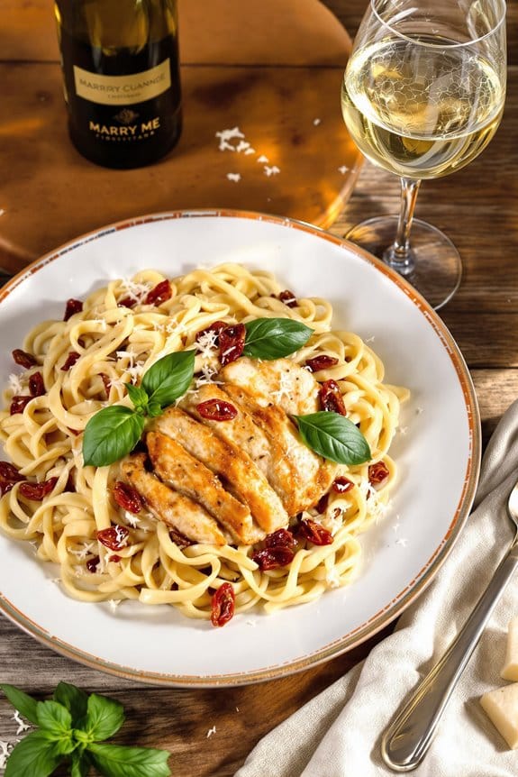 chicken pasta for romance
