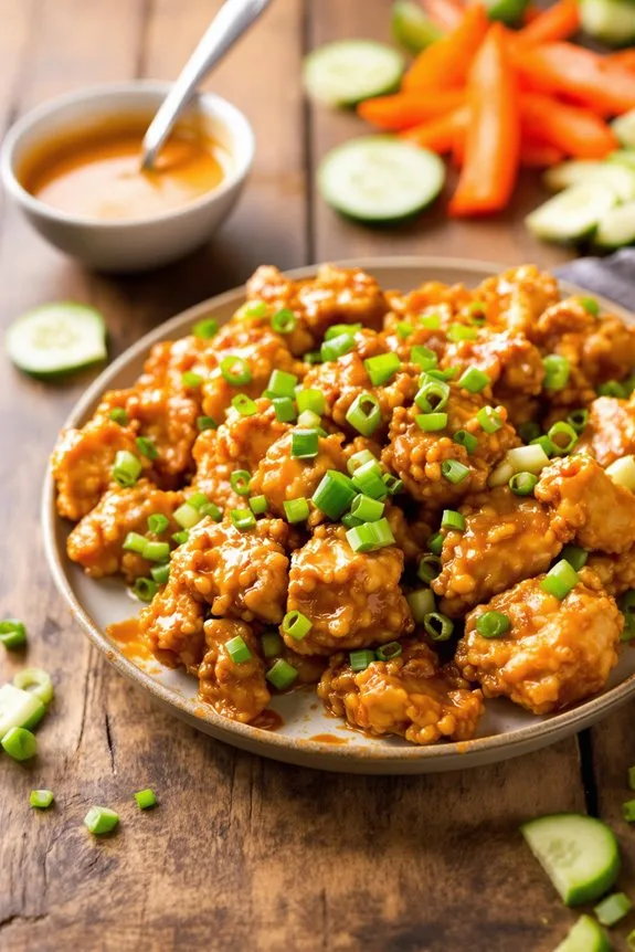 crispy spicy chicken dish