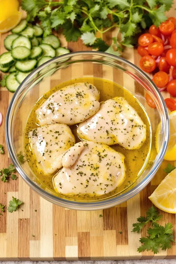 healthy greek chicken bowls