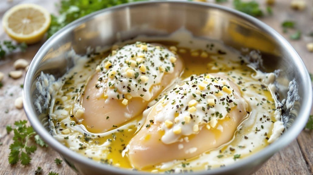 marinate chicken using yogurt