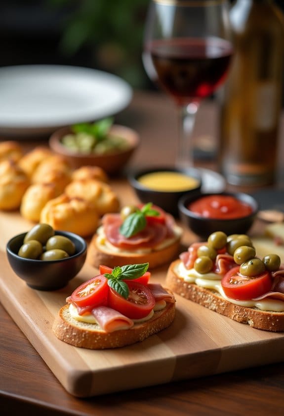 serve with wine pairings