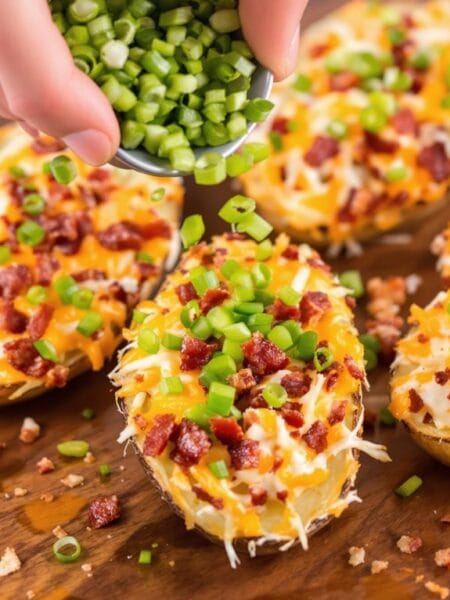 Cheesy Bacon Potato Skins