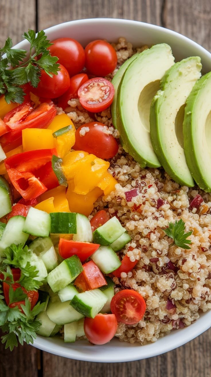 Quinoa and Veggie Bowls - Flavor to Share