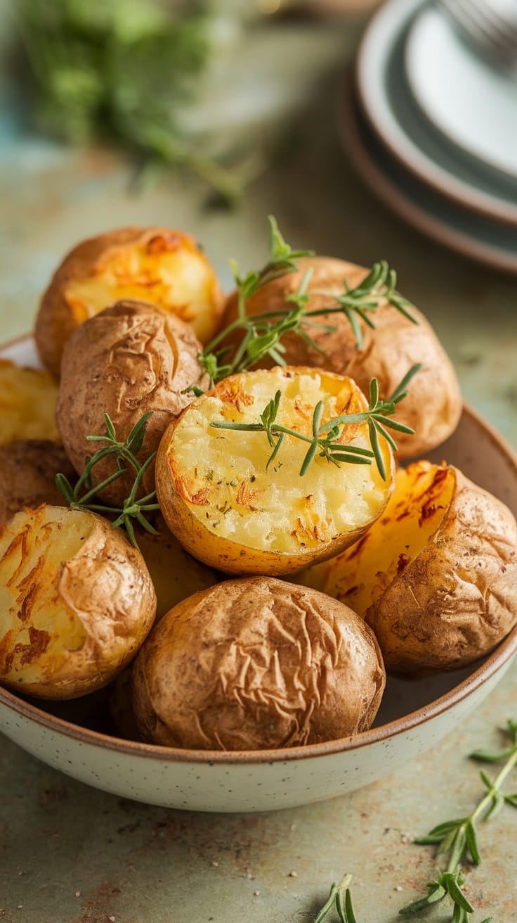 Crispy Air Fryer Roast Potatoes
