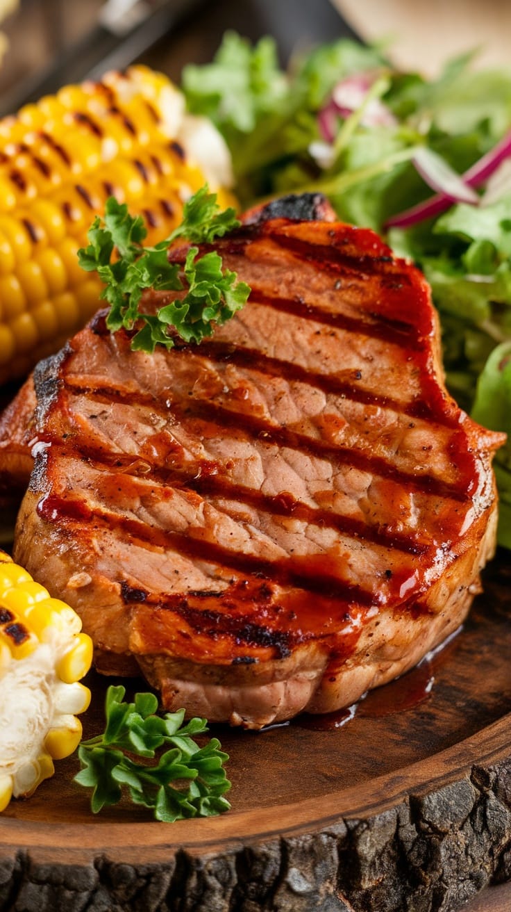 BBQ Pork Loin Chops - Flavor to Share