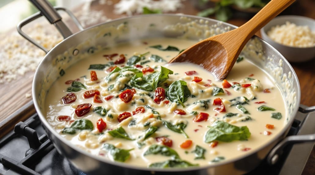 add cream and cheese