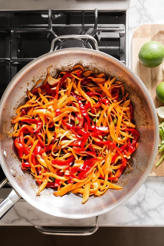 add fresh vegetables now