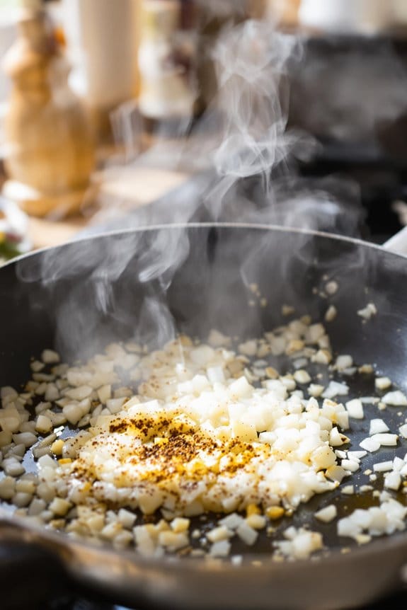 add onions and garlic