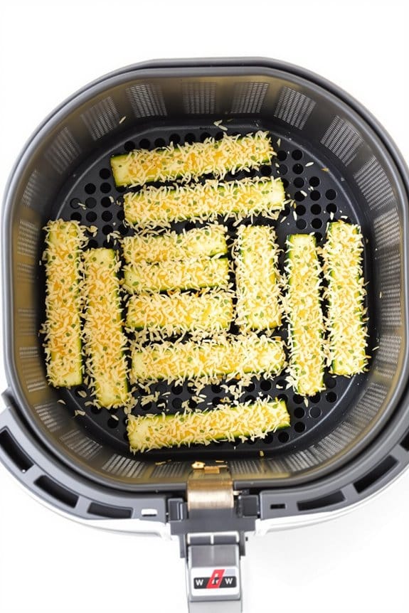 arrange food in basket