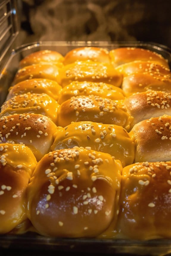 bake until cheese melts