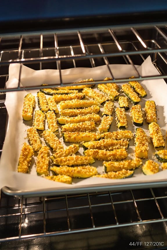 baking process in oven