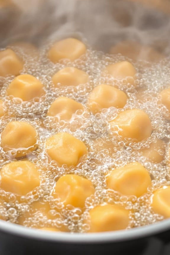 boil gnocchi until float