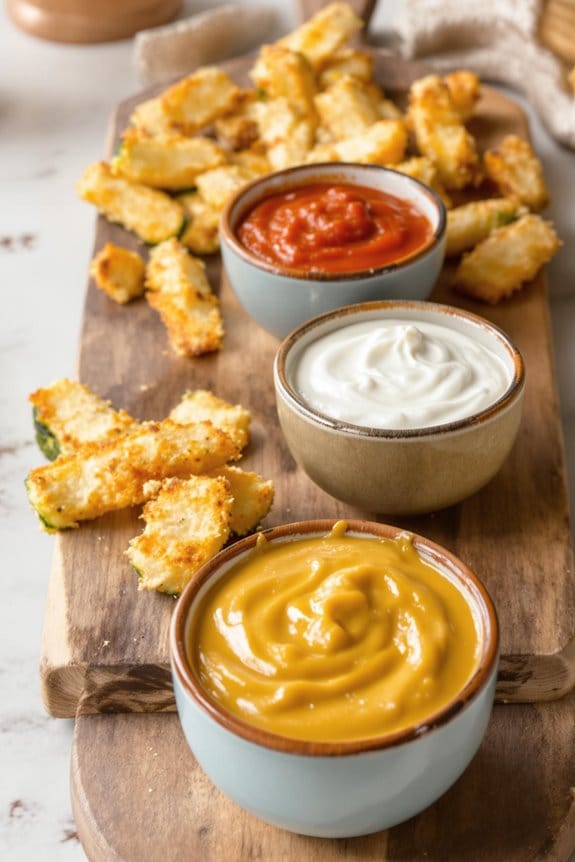 choose your dipping sauces