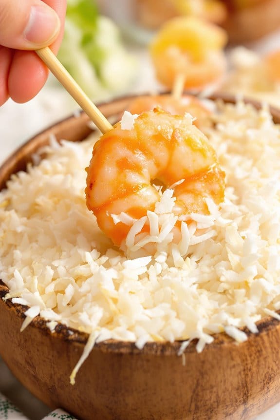 coat with coconut batter