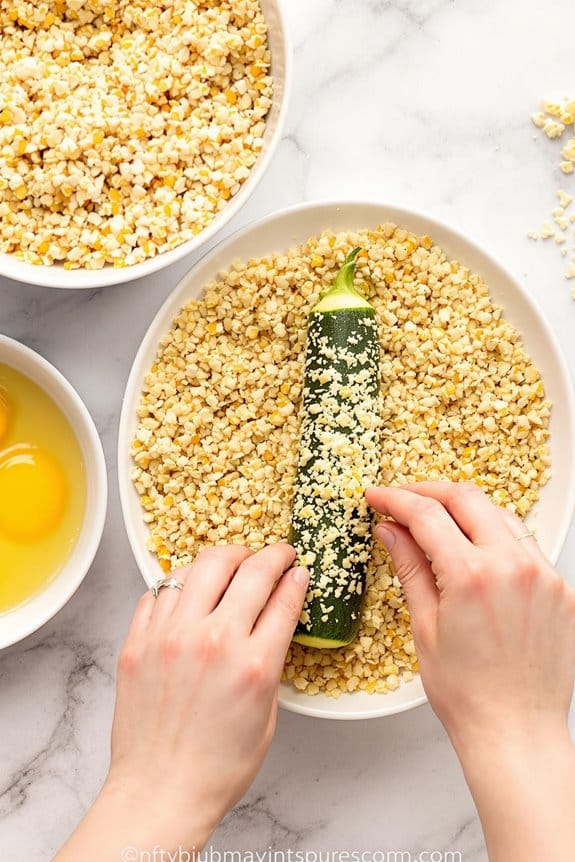 coat with parmesan mixture