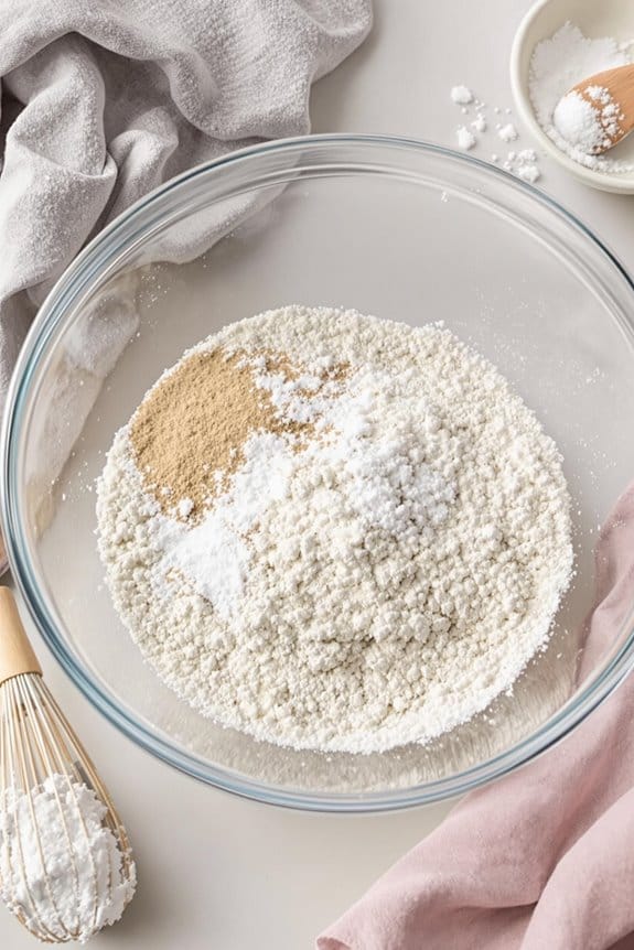 combine flour and spices
