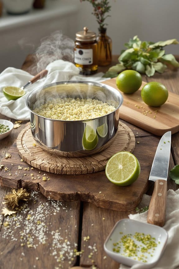 cook quinoa with lime