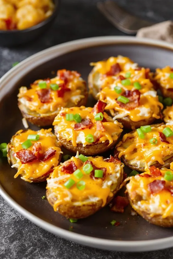 crispy cheesy bacon snacks