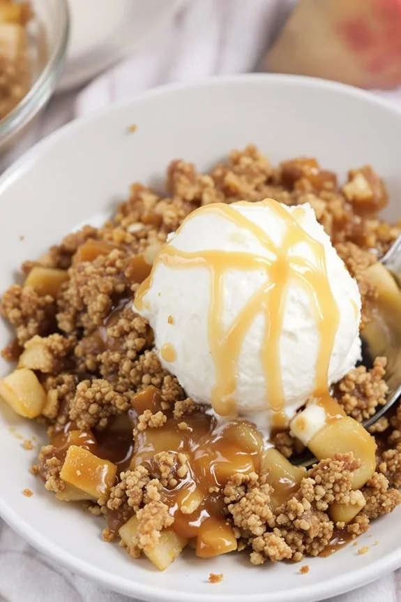 delicious salted caramel dessert