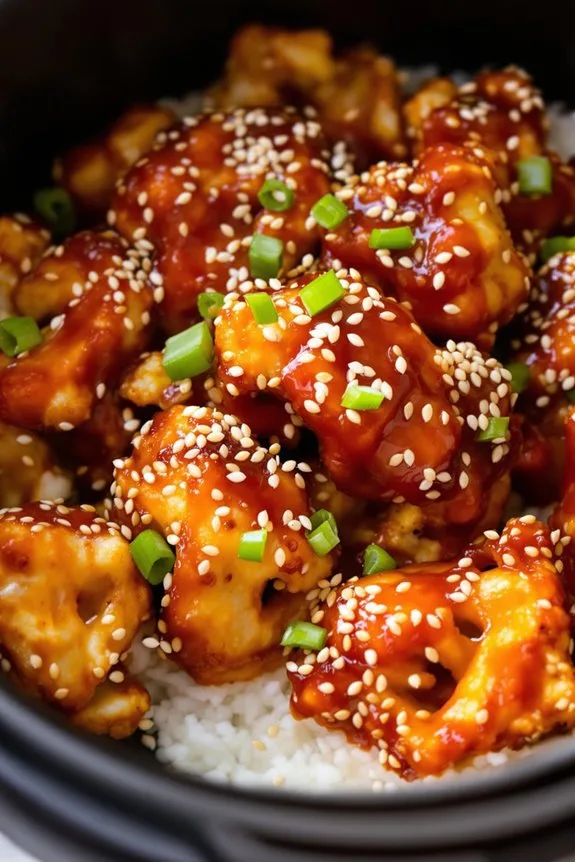 garnish with toasted sesame