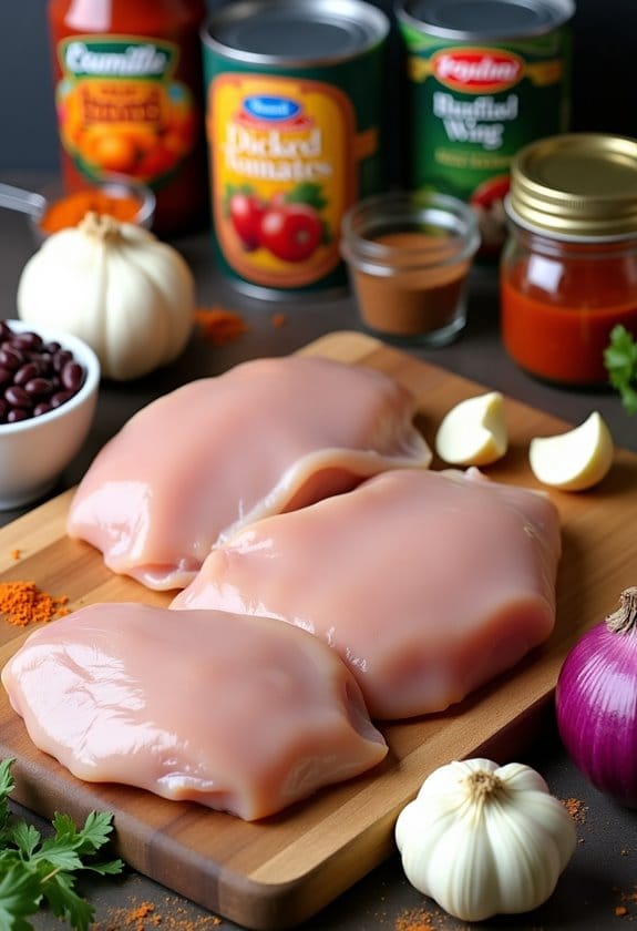 gather cooking ingredients ready