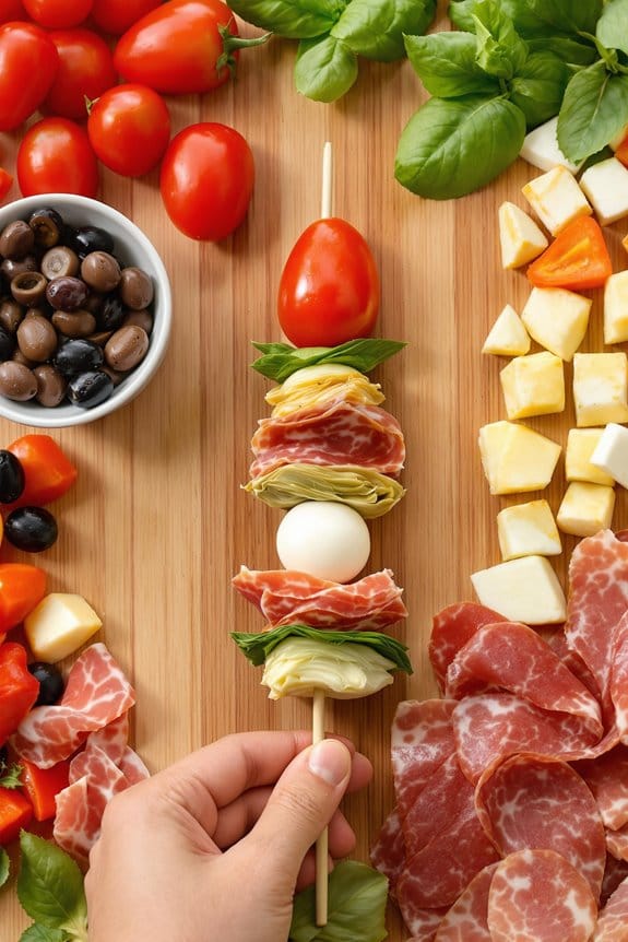 gather skewer components together