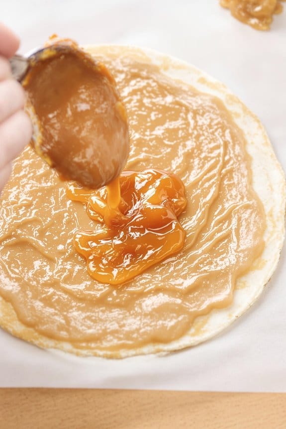 generously spread the jelly