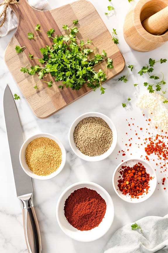 incorporate herbs and spices
