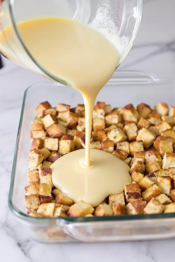 incorporate whisked egg mixture