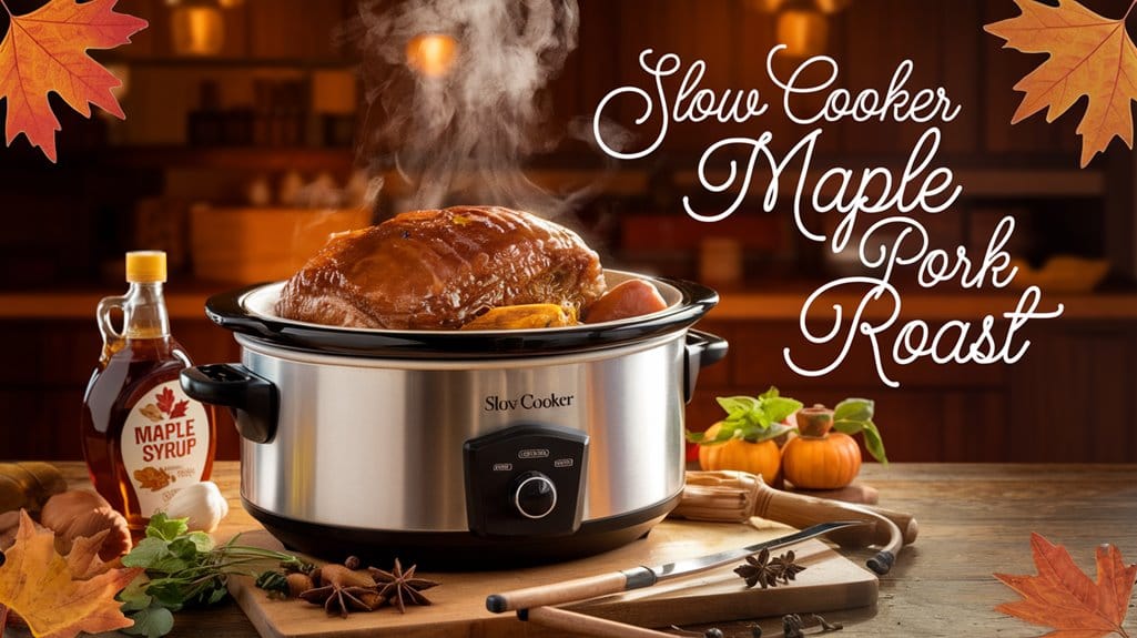 maple flavored slow cooker roast