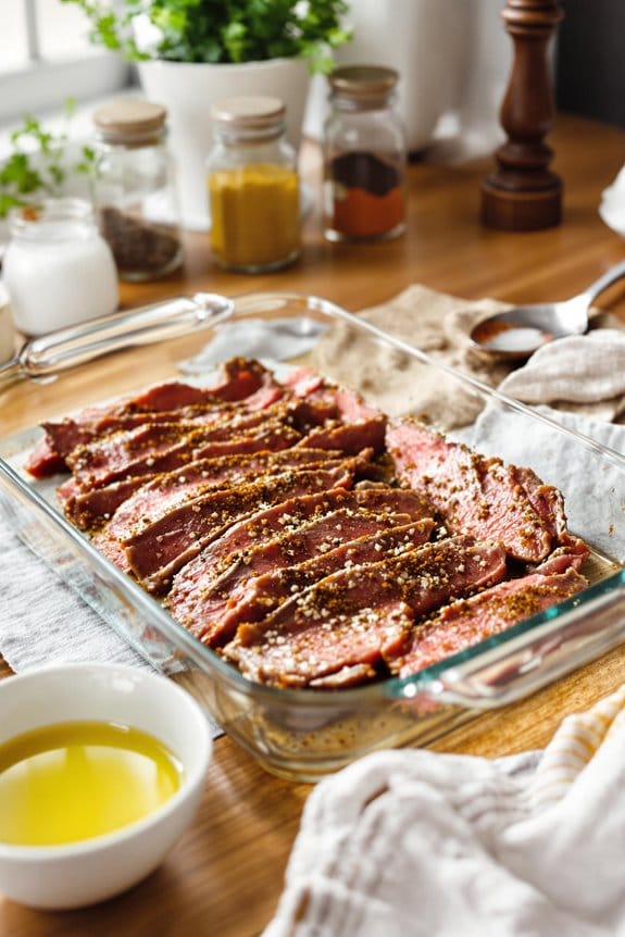 marinate steak for hours