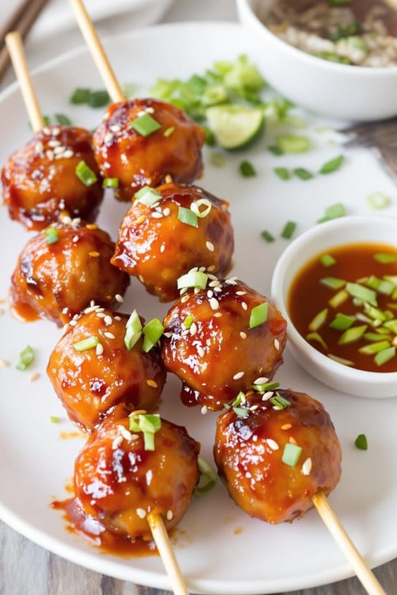 meatballs with sweet sauce