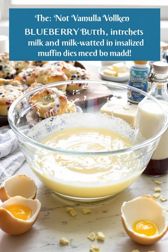 mix together liquid components