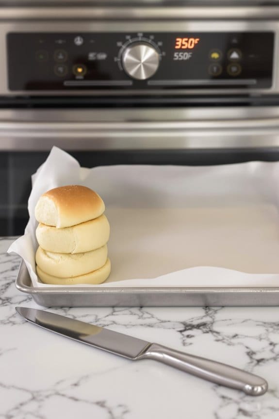 preheat oven prepare pans