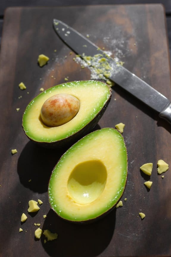 prepare avocados for filling