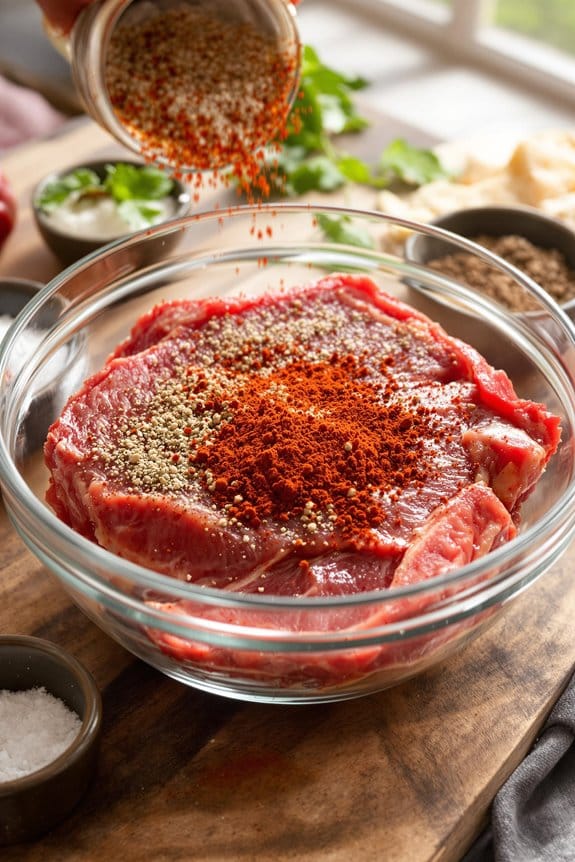 prepare marinade for steak
