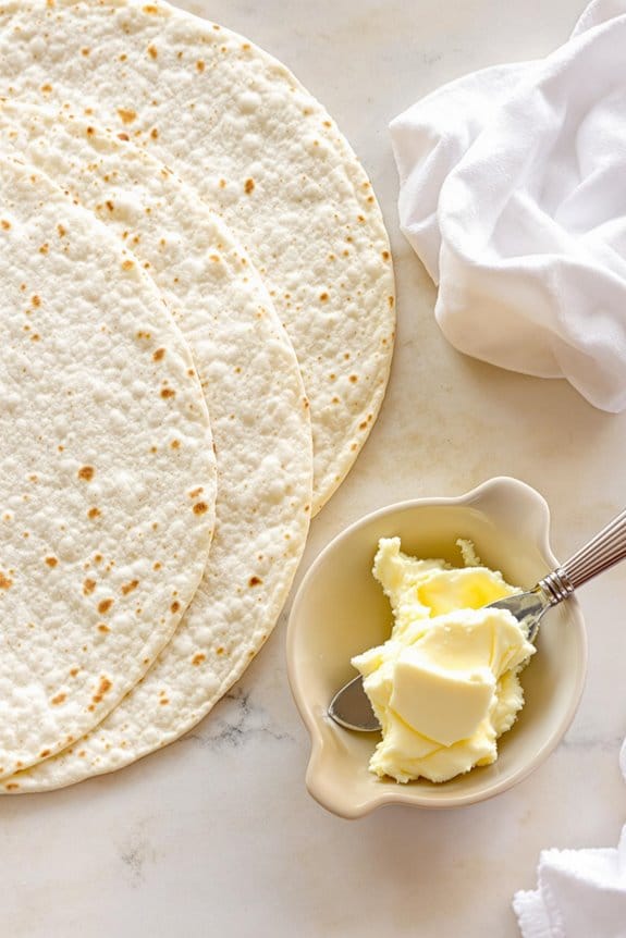 prepare your tortillas first
