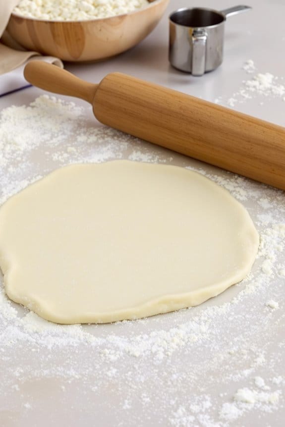roll out pastry dough
