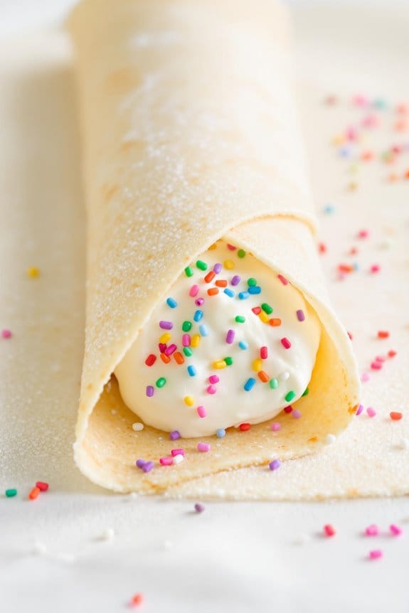 roll with fillings inside