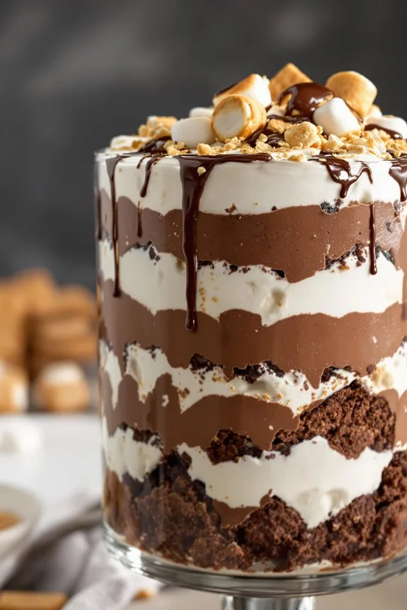 s mores brownie dessert delight