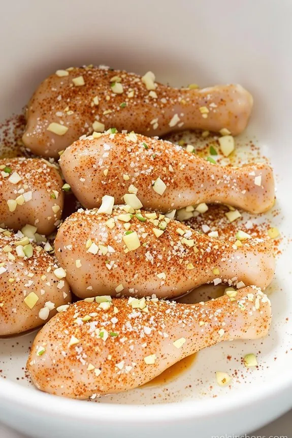season drumsticks for cooking