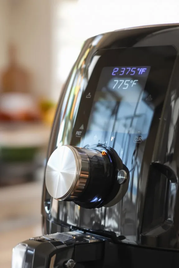 set air fryer temperature