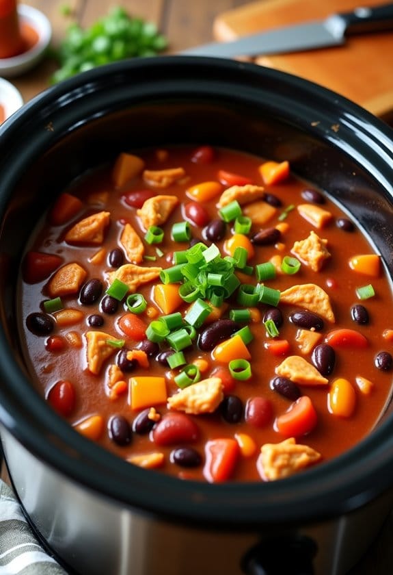 simmer at low temperature