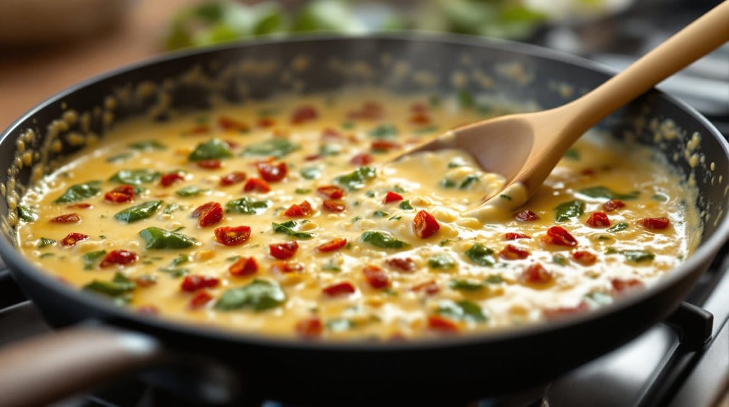simmer until mixture thickens