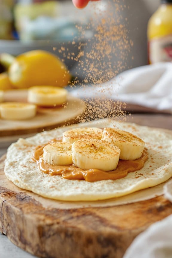 sprinkle cinnamon on top